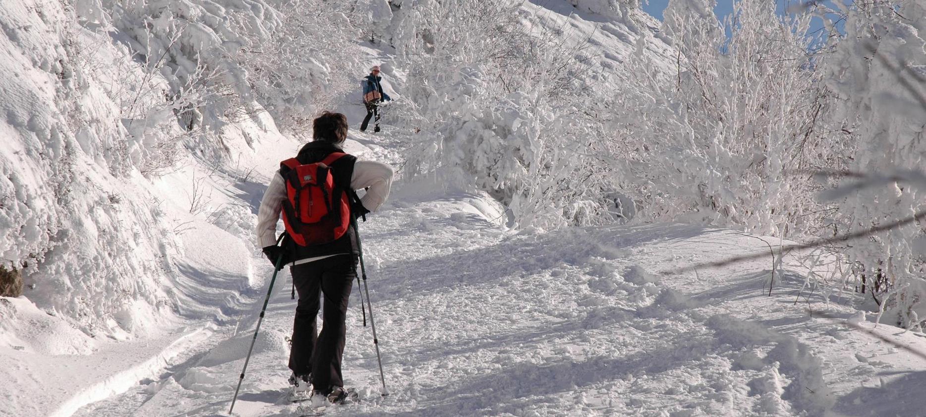 Super besse - Montee du Puy de Dôme dans la neige