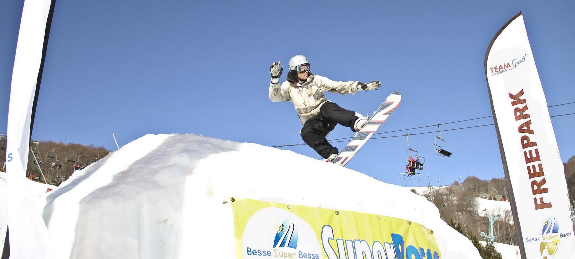 Super Besse - Competition de snowboard a Super Besse