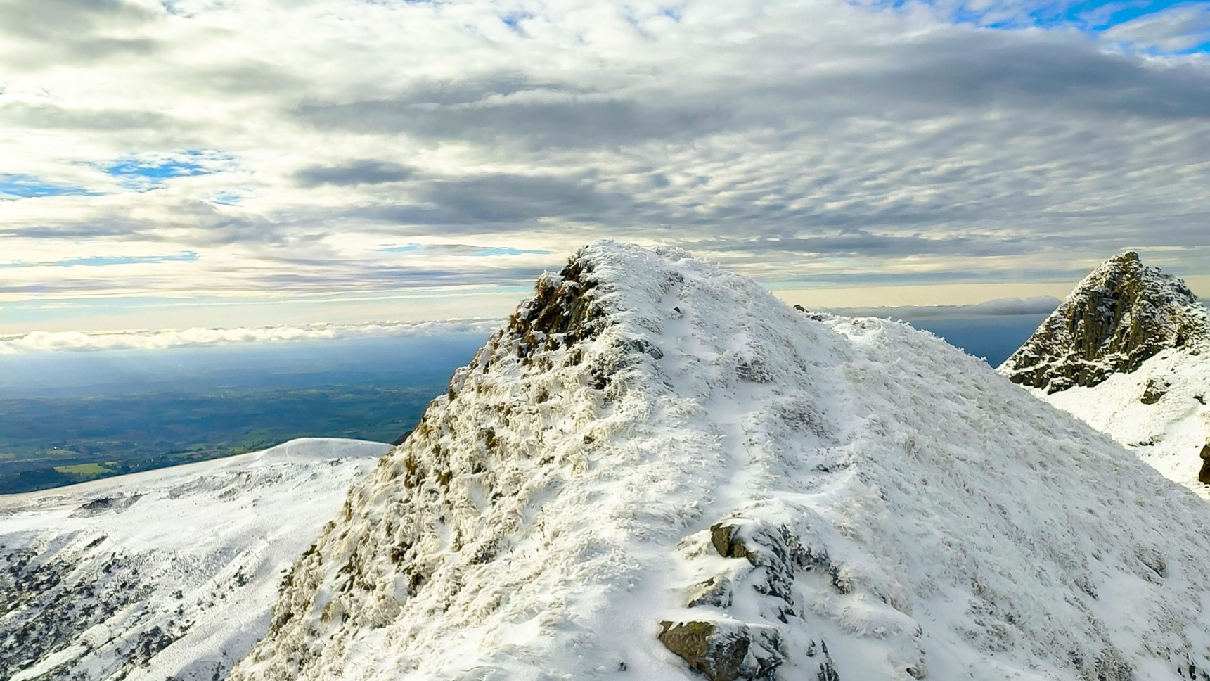 Au sommet du Puy de Sancy, premières neiges Novembre 2022