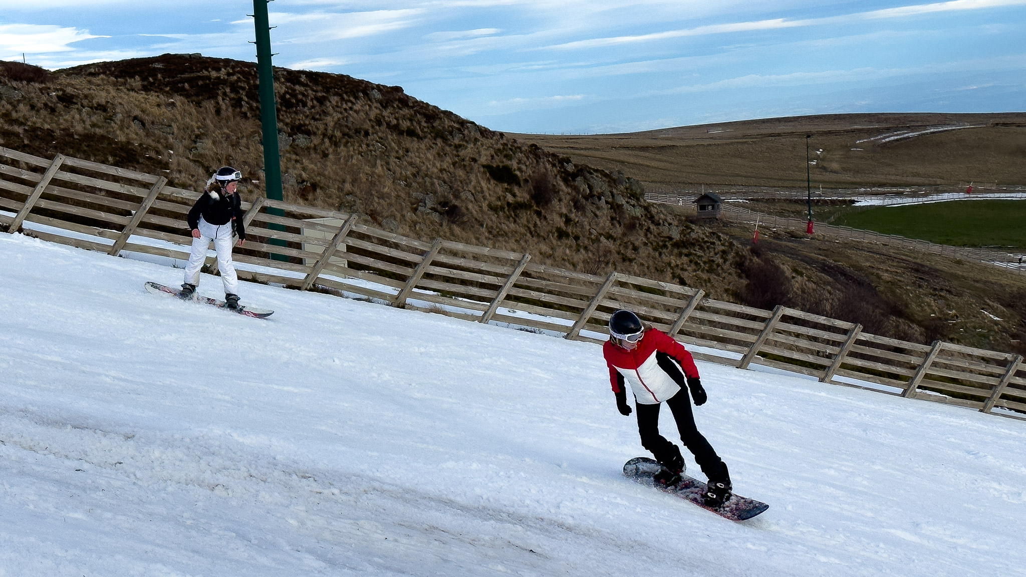 Super Besse, descente des pistes en Snowboard