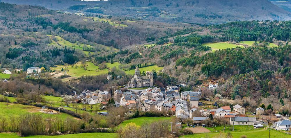 Saint Nectaire, village du Massid du Sancy