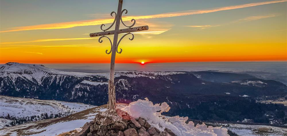 Coucher de Soleil au Puy de l'Angle